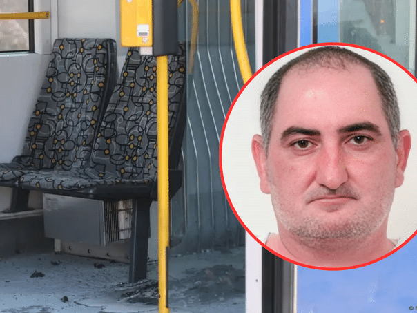 Horror in Germany: Husband lit his wife with flammable liquid in tram