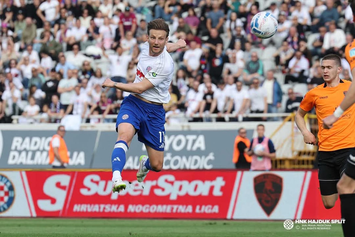 Rakitic Mastery from Freemen to return Hajduk to the top of the HNL