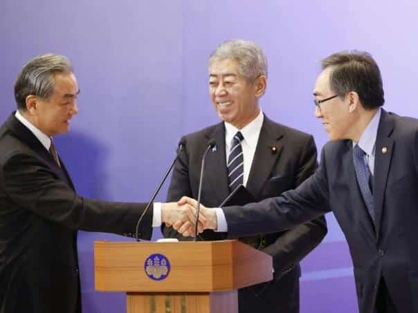 Japan, China and South Korea are establishing a triple pact