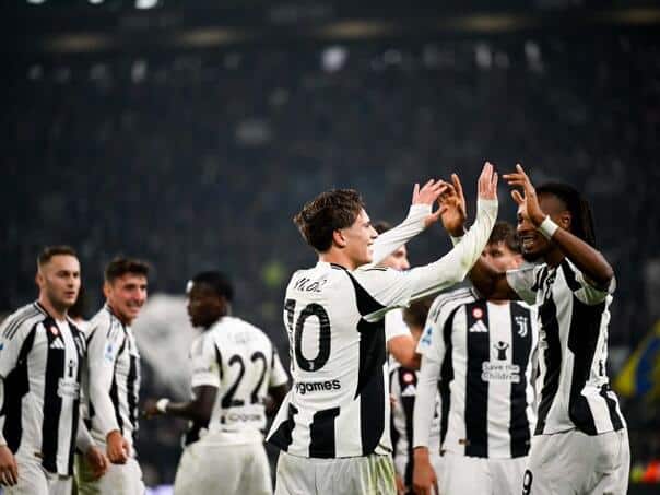 Juventus was struggling with Veron, but still came up to three points
