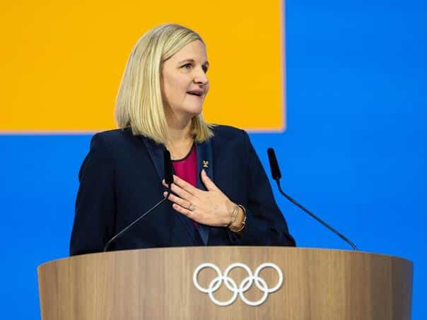 Kirsty Coventry became the first woman at the head of the International Olympic Committee