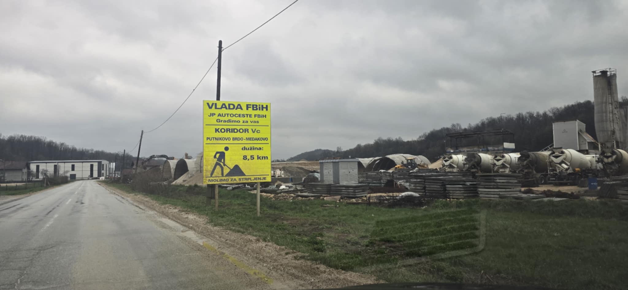 The competent in the Federation of BiH decided to change the project of the highway in the test