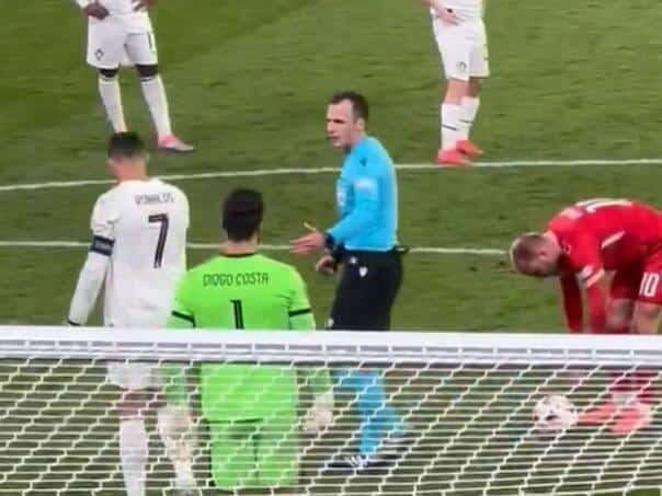 He was discussed with Ronald after he liked the penalty against Portugal