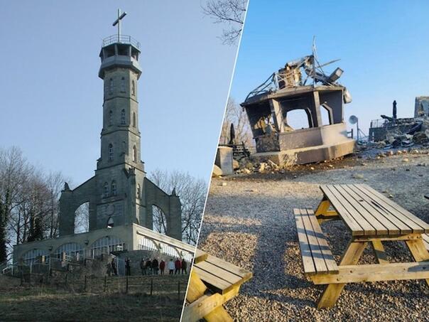 Popular tower in the Netherlands collapsed, search for ents in progress