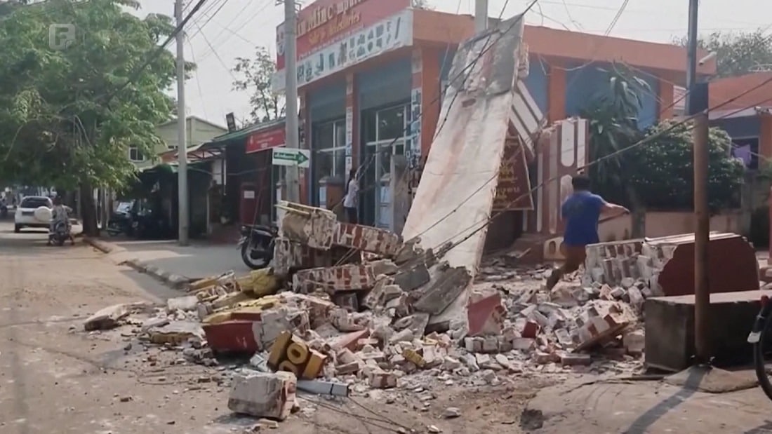It fears thousands of thousands in the earthquake in Myanmar