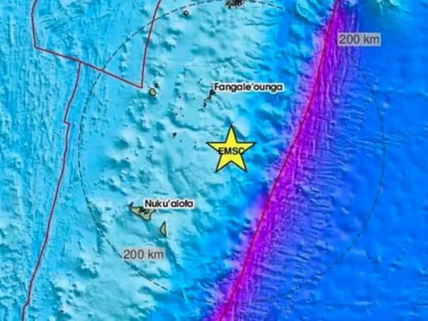 Racing Earthquake Volume 7.1 Punched at the coast of Tong