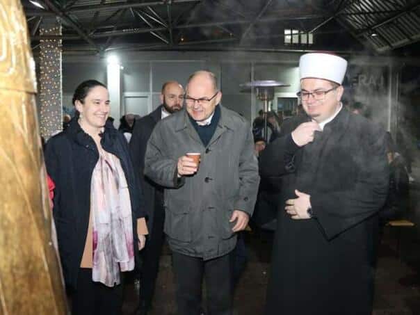 Schmidt attended IFTAR at Grbavica organized by Karić