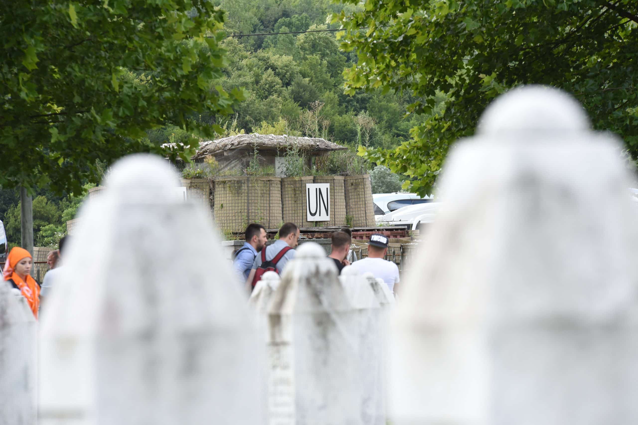 The Srebrenica Memorial Center is closed for security reasons