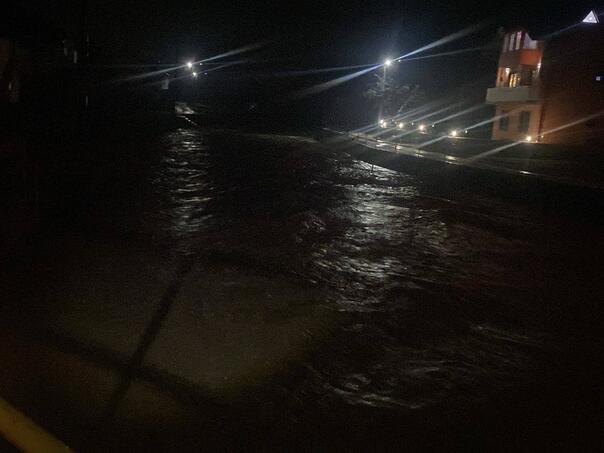 Heavy Situation in Sanski Most: Water River near critical level