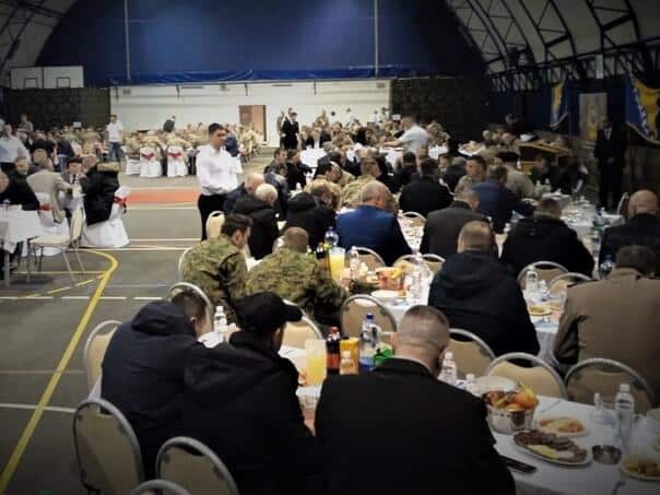 Traditional IFTAR in Banja Luka in Kozara barracks: high guests and NATO and EUFOR