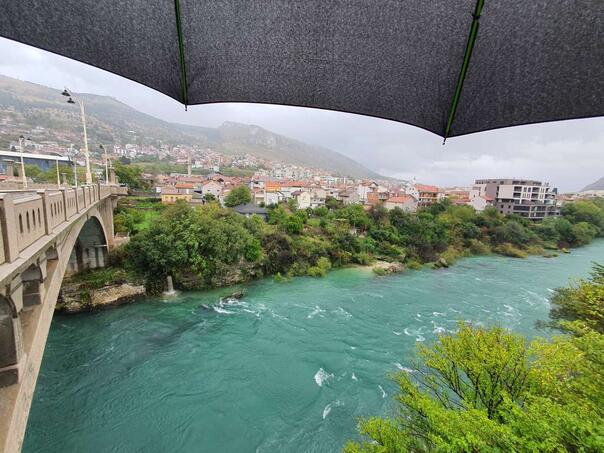 In BiH Overcast with occasional rain, on mountains possible weak snow or sleet