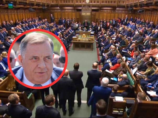Fierce convictions in the British Parliament: Dodik threatens international peace!