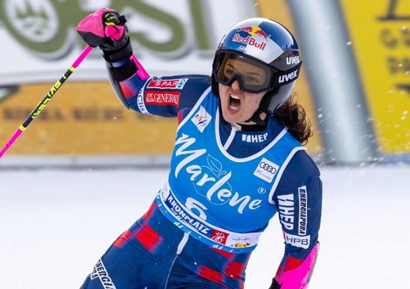 Zrinka Ljutić won a small crystal globe in Slalom