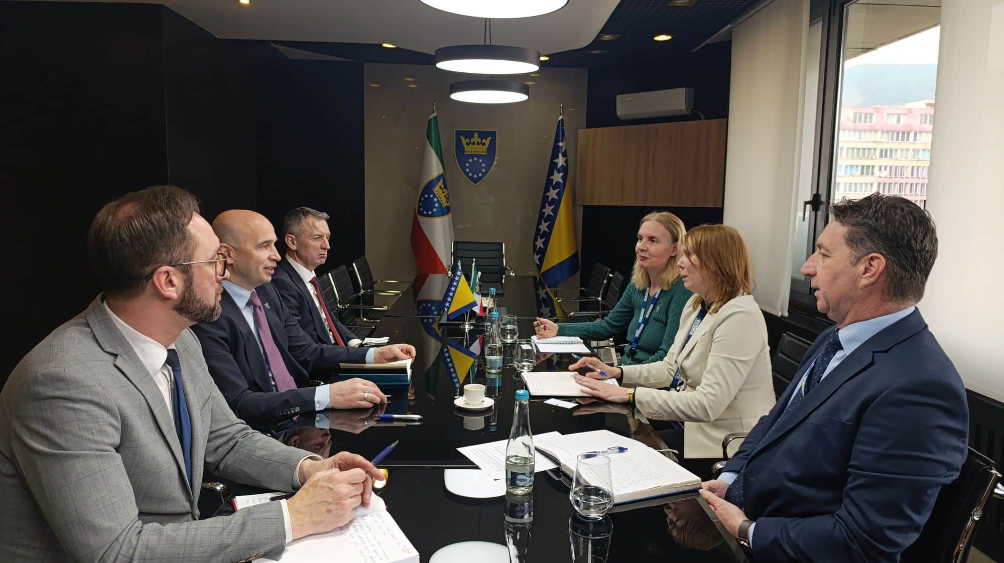 The OSCE Delegation Visits ZDK: Prime Minister and the Chairman of the Assembly discussed the OSCE Office in Travnik