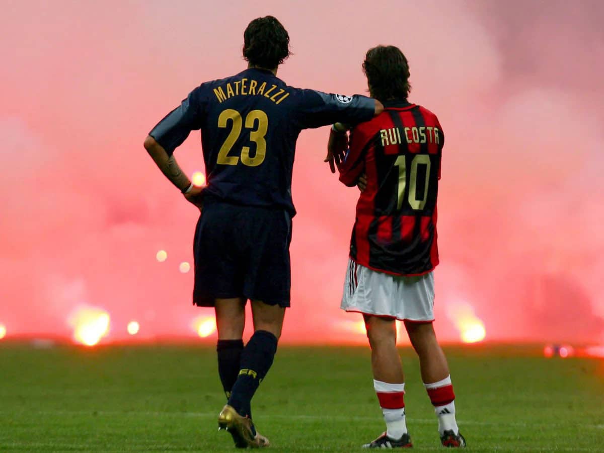 Derby Della Madonnina, first game semifinal Coppa Italia