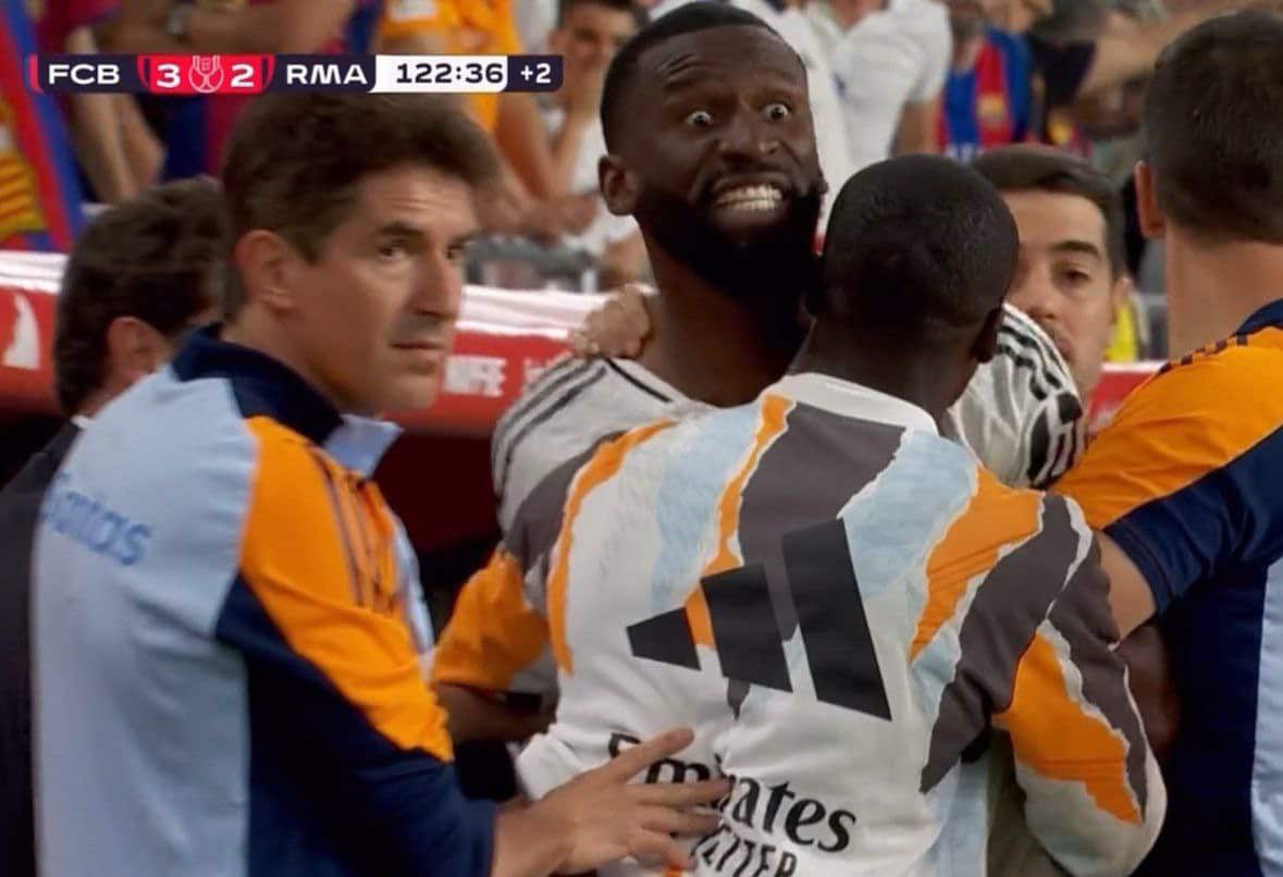 Rudiger found a realization penalty in El Clasic
