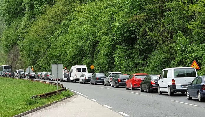 Provisional traffic suspensions through the Tunnel Vranduk near Zenica