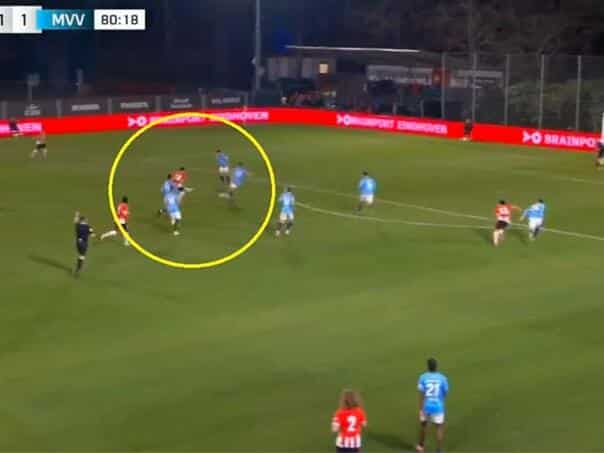 Bajraktarević’s first European goal: Great Solo-Action Dragon