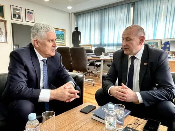 Covic with the Minister of Veterans of Croatia: Peace and Security Key preconditions for the long-term prosperity of BiH
