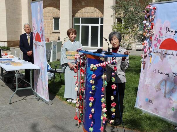 Another Japanese Cherry Festival in Mostar: a tea ceremony and planting six new trees