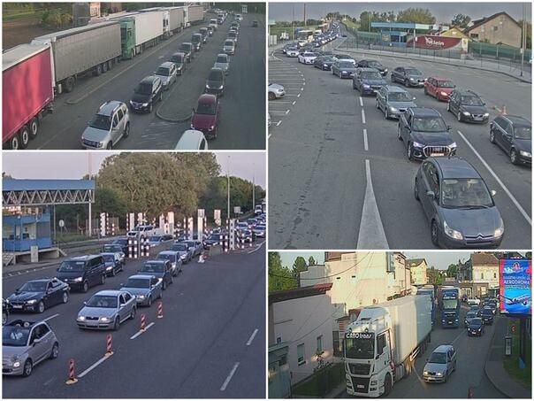 Long columns on borders, slow traffic on multiple roads throughout BiH