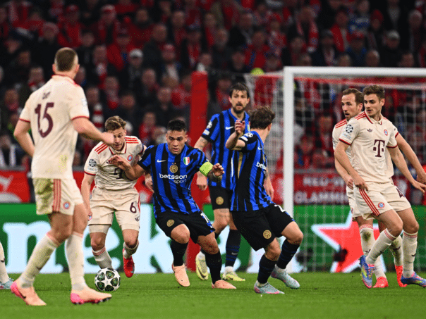 Furious finishing: Inter celebrated against Bayern to Allianz Arena