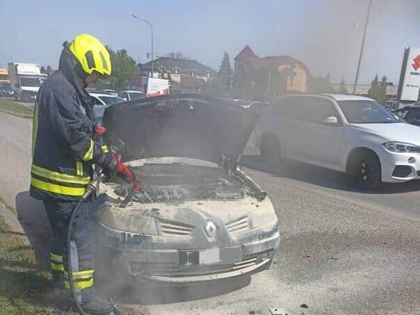 Borio car in Banja Luka, intervened firefighters
