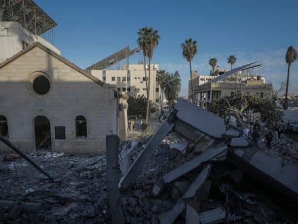 The Israelis of the missiles fired the hospital in Gaza