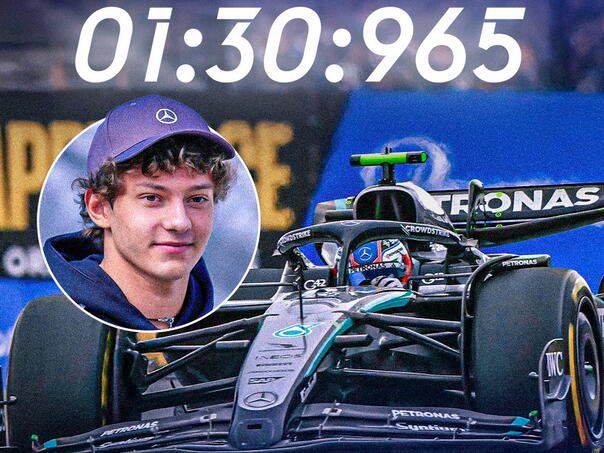 Mercedes Young Driver broke down Max Verstappena