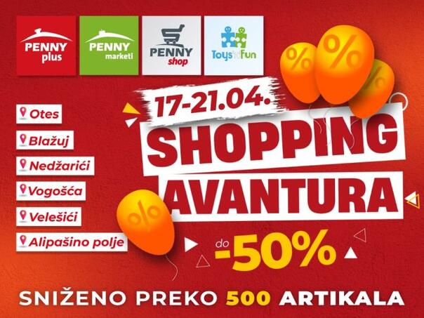 The shopping adventure starts with incredible discounts in Penny stores