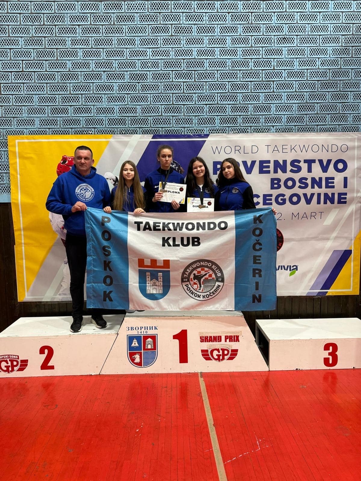 TKD Potkok Kočerin brillied at the BiH State Championship