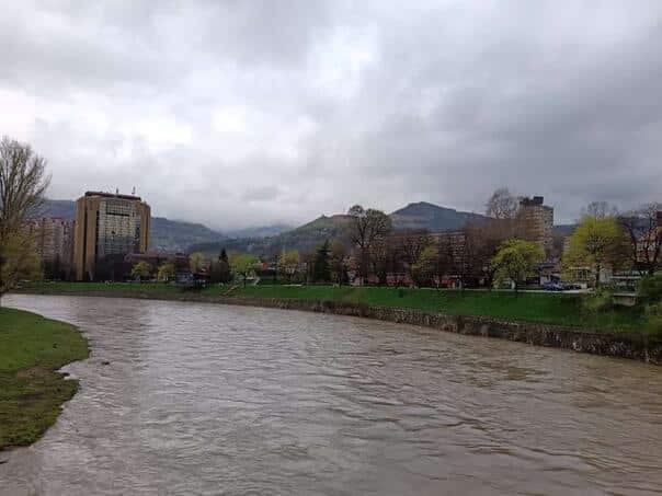 Rivers in the area of ​​the ZDC withdraw into the trough, only a necessary remediation of landslides and landslides