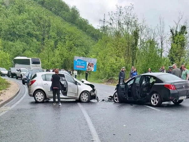 Heavy traffic accident near Jablanica