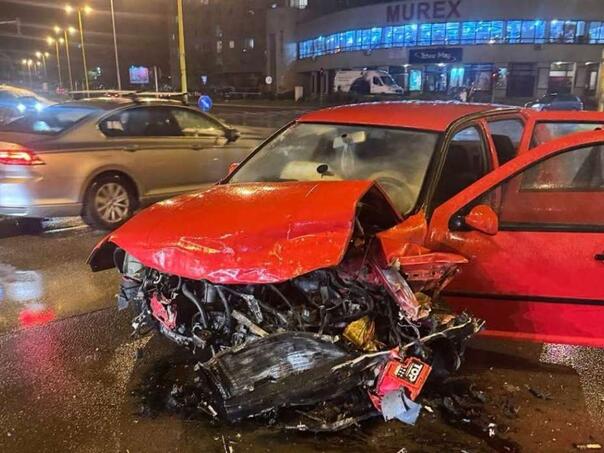 Three persons injured in a car accident in Tuzla