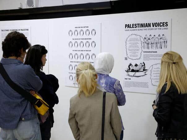 In BKC, the exhibition was held ‘We must not stop talking about Gaza’