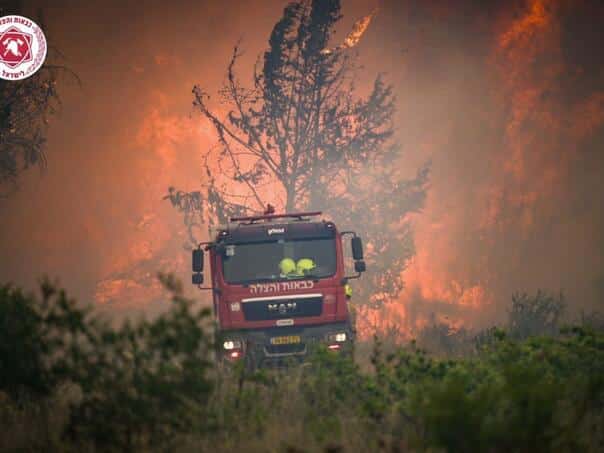 Great fire in Israel, requested the help of Croatia