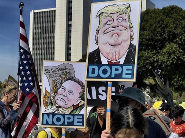 Great protests against Trump and Men, on the streets of hundreds of thousands of people