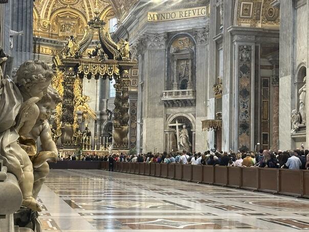 Believers waited for hours waited in order to say goodbye from the pope: broken hearts but filled