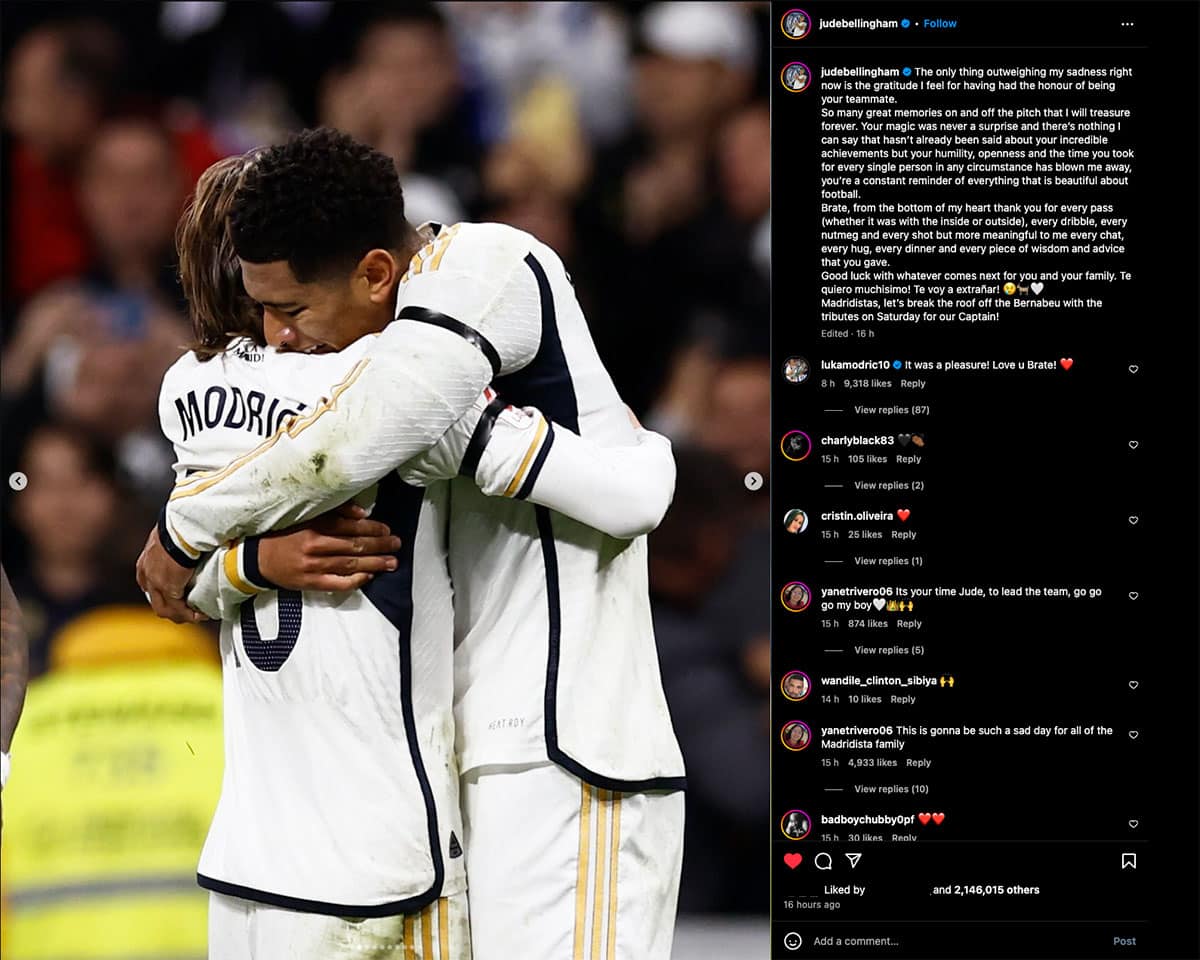 “We collapse the roof of Bernabeua” on Saturday “: Look at the emotional farewell messages of Modrić’s teammates