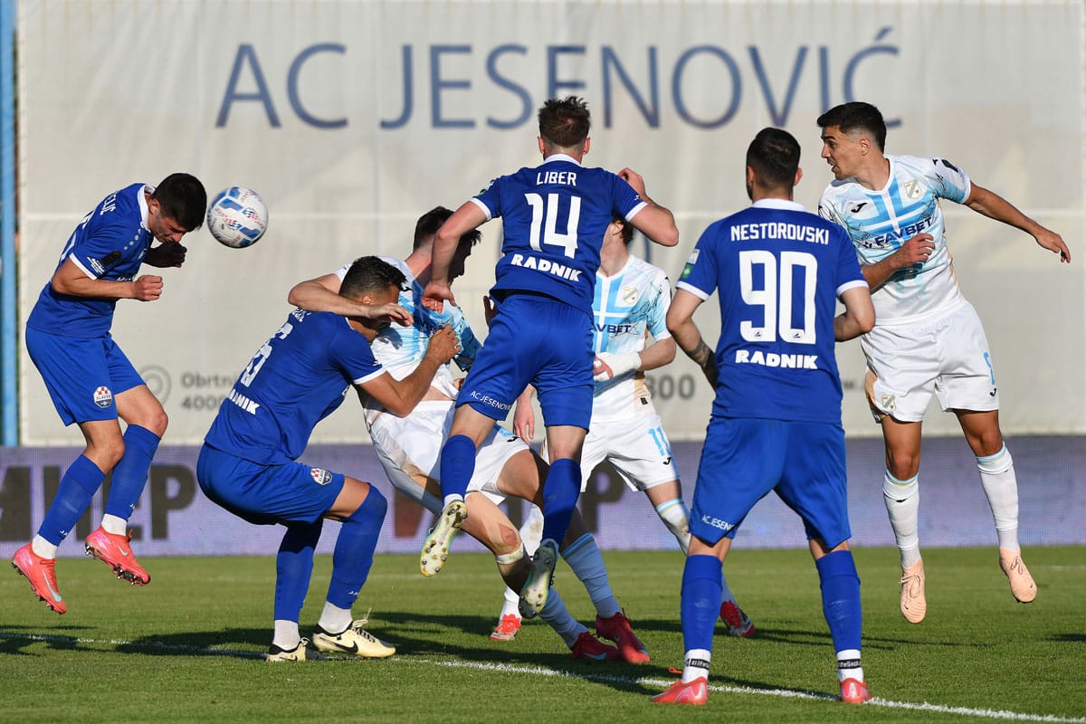 Slaven and Rijeka remizil in the first match of the Cup final
