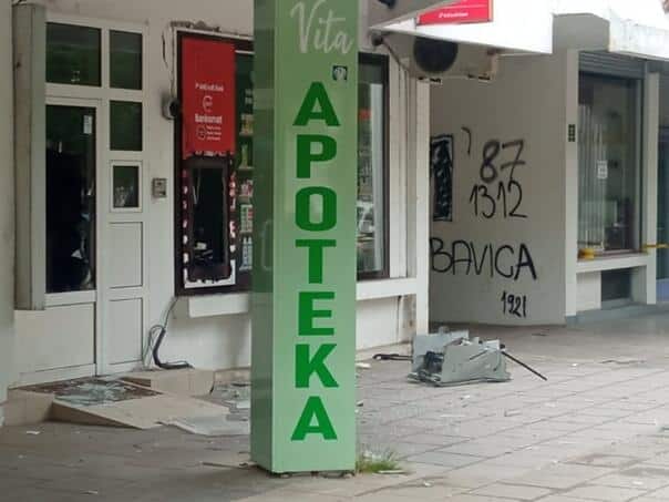 Explosion on Alipašino Polje: Blown ATM, damaged surrounding objects
