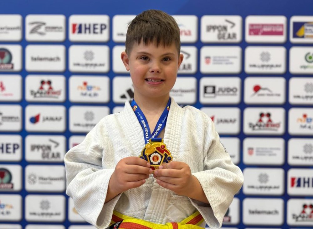 Josip Marić, Boy with Down syndrome from Mostar, Bronze in the European Cup