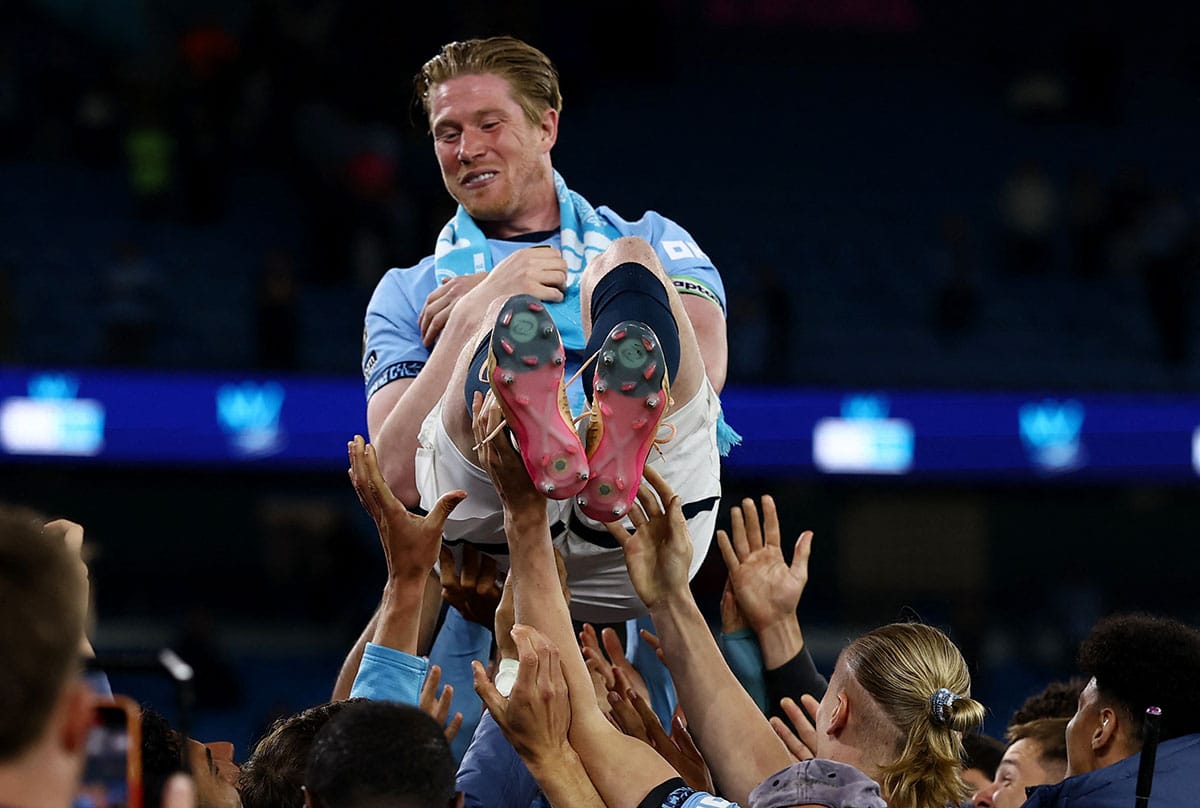 Manchester City raises the monument to Kevin de Bruyne