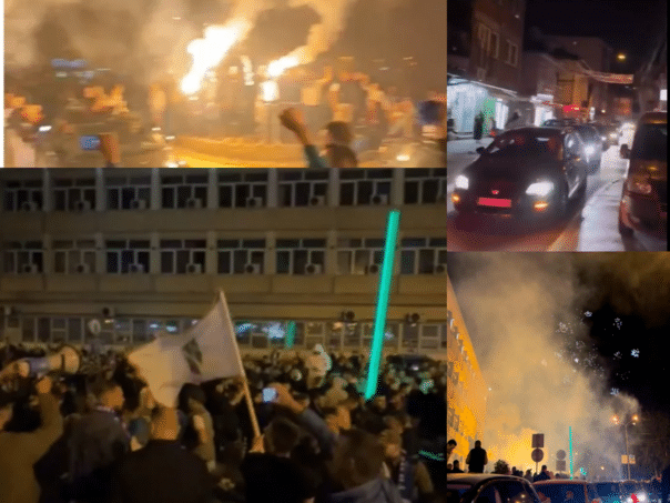 Madness on the streets after the placement of Novi Pazar, Ori se ‘Bosnia Behar …’
