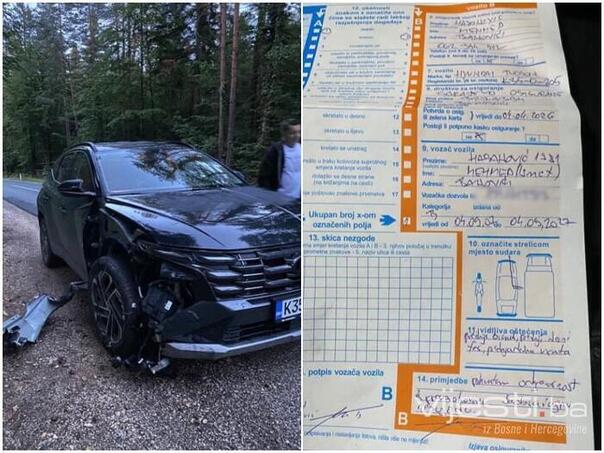 The Chief Banovic made an accident, police insisted that “sides arrange”!