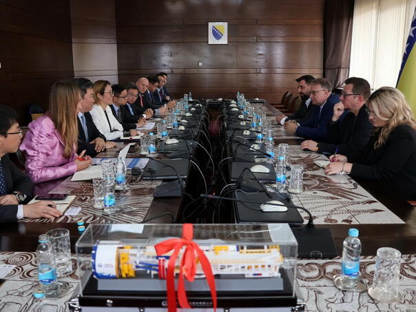 Nikšić with the delegation of the Chinese-European Association: In the focus of the fast road and highway on Corridor VC
