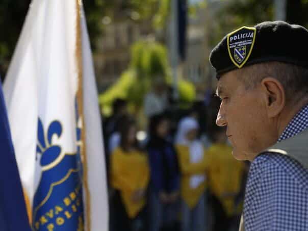 Marked 33. Anniversary of the Return of the First Brigade of the Police Stari Grad