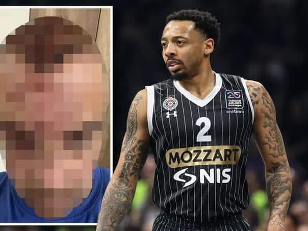 This is what a guy looks like a partisan player broke the bottle of head