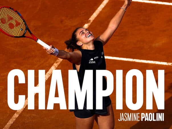 Paolini won Rome and became the first talian woman who won the title at Foro Ital’s after 40 years