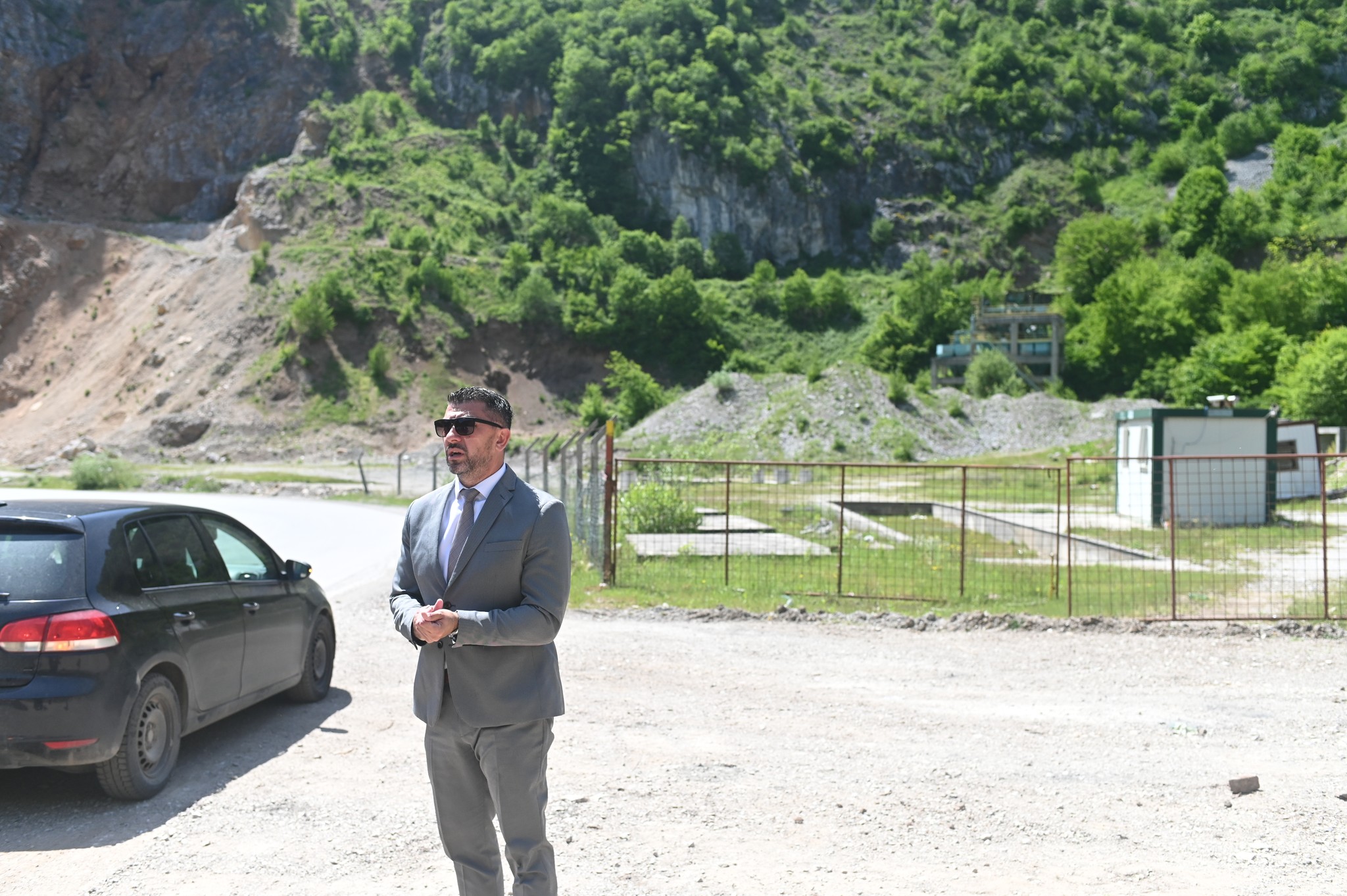 Soon the construction of sidewalks in pile and rehabilitation of the regional road through the center of the test